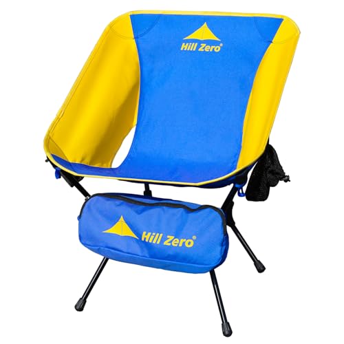 Hill Zero Nimbus Ultralight Camping Chair, Portable Folding Backpacking Chair, Lightweight Folding Backpacking Hiking Chai...