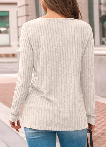 AUTOMET Womens Lace Long Sleeve Shirt Fall Top Fashion Dreesy Casual Tunic Sweaters Mesh Clothes Trendy Work Cute Outfits