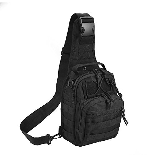 Novemkada Tactical Shoulder Bag,1000D Outdoor Military Sling Daypack Backpack
