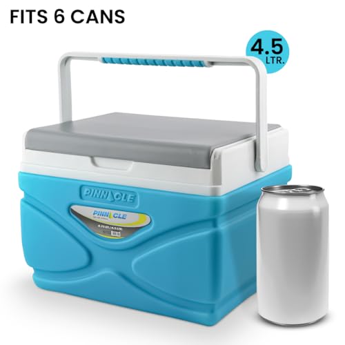Picnic Cooler – 4.5 Liter Hard Cooler – Coolbox Keeps Contents Cool for 48 Hours – BPA Free Outdoor Cooler – Portable Cool...