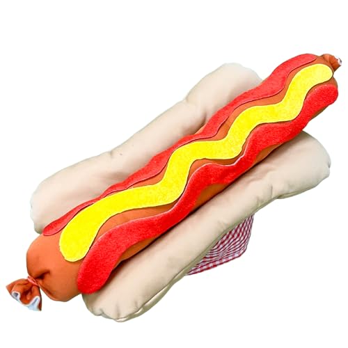 Vaulted Skulls & Co Hot Dog Hat | Hot Dog Costume Hat | Hotdog Hats | Sausage Hats | Hotdogs Costume Accessory | Novelty F...
