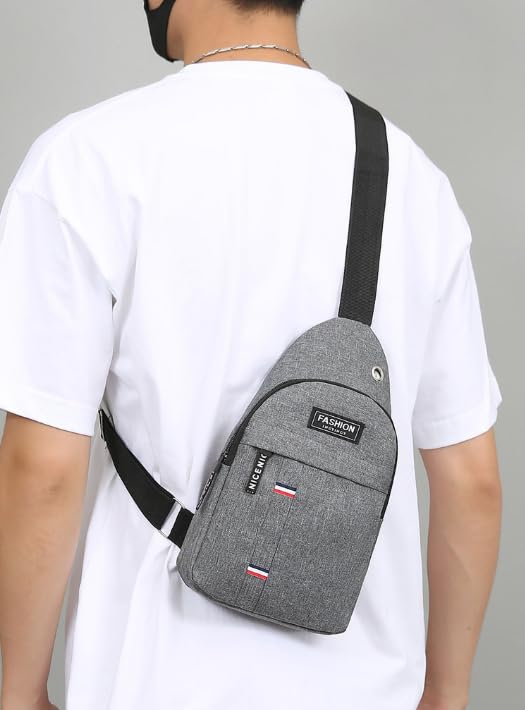 Shoulder Backpack Messenger Bag Adjustable Portable Men's Outdoor Hiking Sports Chest Bag