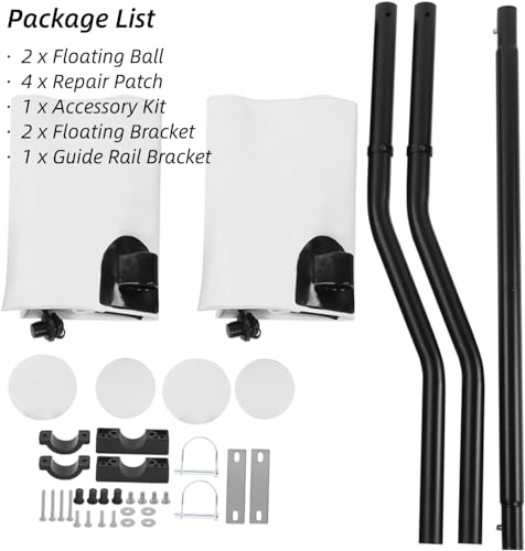 DAUERHAFT Inflatable Kayak Stabilizer , Kayak Outrigger Kit , PVC Canoe Accessories for Kayak Outrigger , Inflatable Boat ...