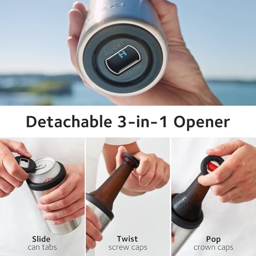 Huski Big Can Cooler | NEW | Premium 16oz & 19.2oz Beer & Energy Drink Cooler with Detachable 3-in-1 Opener | Triple Insul...
