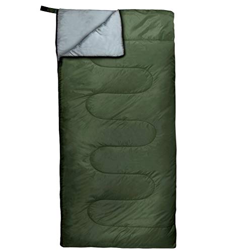 Bulk 10 Pack Envelope Sleeping Bags, 4 Seasons Warm or Cold Lightweight Indoor Outdoor Sleeping Bags for Adults, Backpacki...
