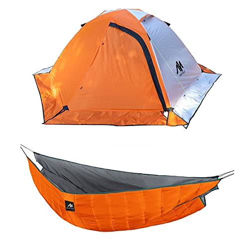 AYAMAYA 4 Season Backpacking Tent and Double Hammock Underquilt