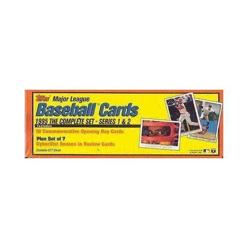 1995 Topps Baseball Retail Factory Set (box) (Yellow/Orange) - Sports Memorabilia