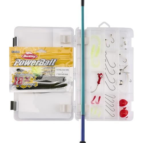 Shakespeare Catch More Fish Spincast Reel and Fishing Rod Combo with Kit