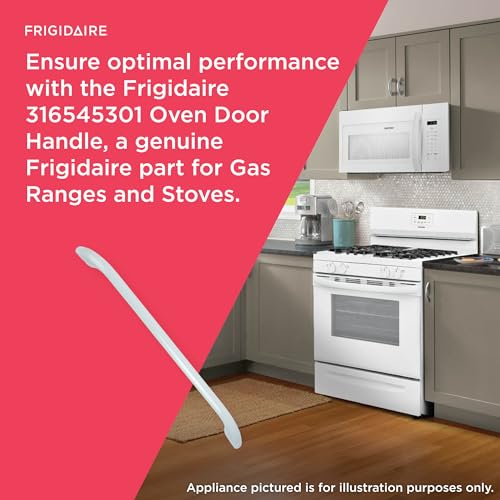Frigidaire 316545301 Oven Door Handle for Gas Ranges and Stoves, White