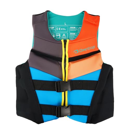 Owntop Swim Vest Youth Kids | Lightweight & Quick-Dry | Adjustable Buckles & Zipper | Kayak, Swimming Training, Boating - ...