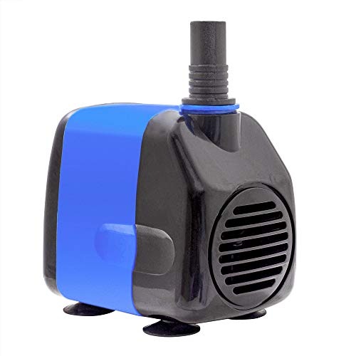 JAJALE 260 GPH Submersible Water Pump - Quite Aquariums, Fountains, Hydroponics, and Pond Pump, 6.65ft Lift, 18W