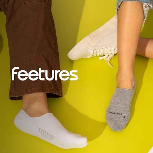 Feetures Elite Light Cushion Invisible Socks - Anti-Slip Sport Sock Liner with Targeted Compression