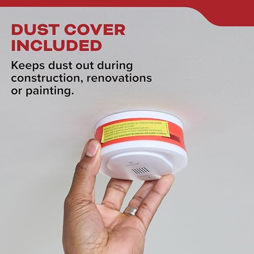 Kidde Smoke Detector, 4-Inch Compact, AA Battery Powered, 10SDR