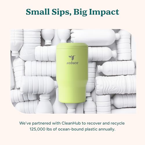 Reduce 4-in-1 Drink Cooler - Versatile Can & Bottle Holder with Vacuum Insulation - Keeps Drinks Cold Up to 4 Hours - Incl...