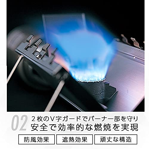 SOTO ST-320 Single Burner, Ultra-thin, 1.0 inch (2.5 cm), Lightweight, Compact, Storage Case, Solo, Camping, Touring, G-St...