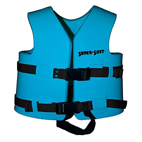 TRC Recreation Super Soft Child Size X Small Life Jacket USCG Approved Vinyl Coated Foam Swim Vest for Kids Swimming Pool ...