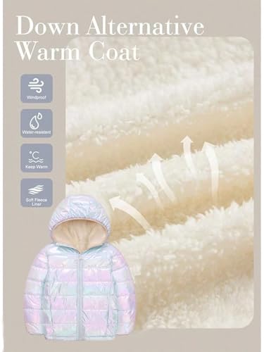 Boys and Girls Winter Coat,Winter Jackets Water-Resistant Packable Hooded Puffer Jacket