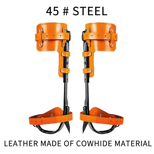 TraVisonyx Tree Climbing Gear, Tree Climbing Spikes，Arborist Equipment for Climbers, Hunting, Fruit Picking ，Logging Etc