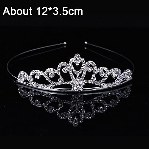Crystal Wedding Tiaras Rhinestone Headband for Women Royal Bride Hair Accessories(7)