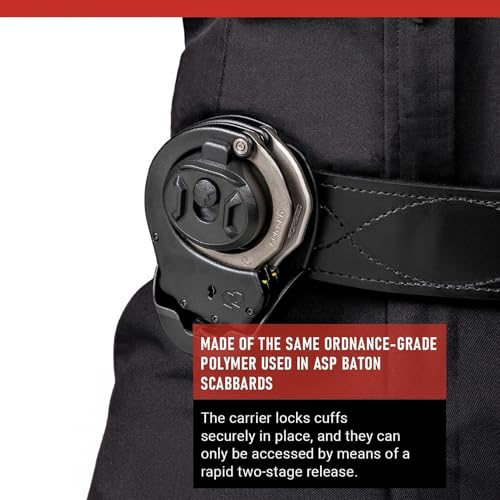 ASP Exo Case for Handcuffs, Handcuff Case for Duty Belt, Police Vest, or Belt Pouch, Duty Belt Accessories, Police Gear, L...