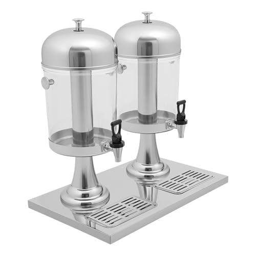 4.2Gallon Beverage Dispenser, Drink Dispenser with Ice Holder and Drip, Large Stainless Steel Drink Dispenser for Cold Dri...