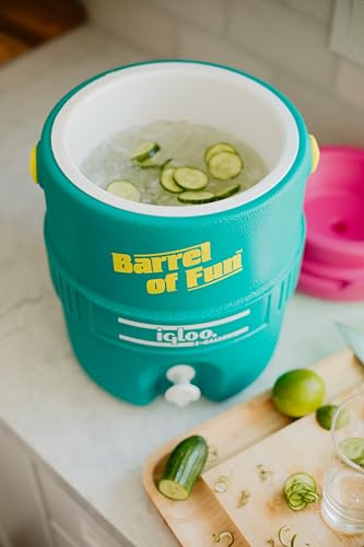 Igloo 2-Gallon Retro Party Water Jug Cooler, Jade