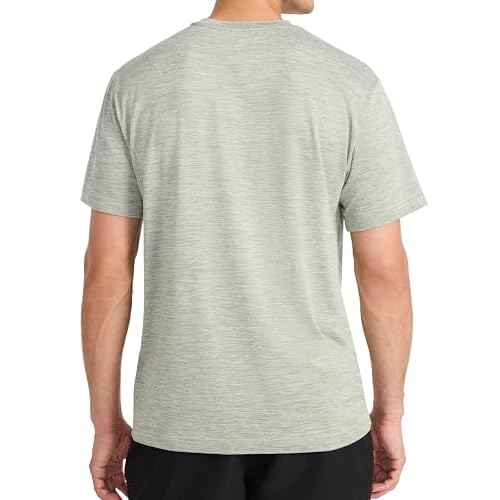 Reebok Men's Strike Short Sleeve Crewneck T-Shirt, Standard Fit, Lightweight Stretch Poly Jersey Fabric