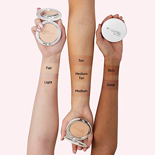 IT Cosmetics Celebration Foundation Illumination - Full-Coverage, Anti-Aging Powder Foundation - Blurs Pores, Wrinkles & I...