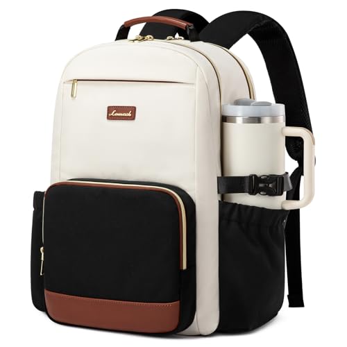 LOVEVOOK Laptop Backpack for Women with Pouch Pocket for Large Capacity Cup,15.6 Inch Laptop Computer Bag Travel Backpack ...