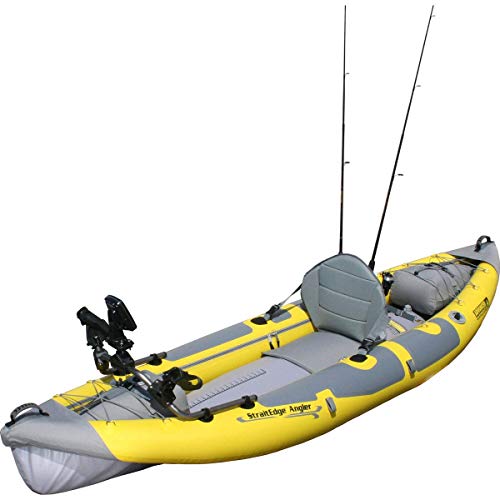 Advanced Elements StraitEdge™ Angler Inflatable Kayak - AE1006-ANG Fishing Kayak with Rod Holders and Bag and Pump