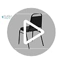 Flash Furniture Hercules Series Trapezoidal Vinyl Banquet and Event Chairs, Commercial Event Chairs with Padded Seats and ...