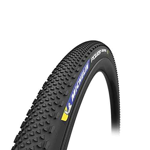 Michelin Power Gravel Tire - 700x33 Tubeless Folding Bike Tire with Bead-to-Bead Protek Reinforced Casing for Mixed Road and Trail Performance