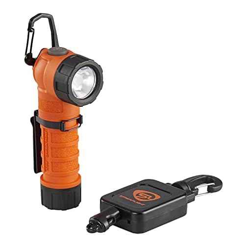 Streamlight 88832 PolyTac 90 LED Flashlight with Gear Keeper, Orange - 170 Lumens