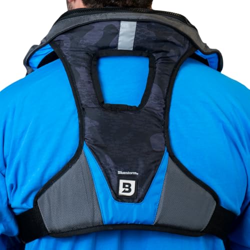 BLUESTORM Arcus 40 Automatic Inflatable PFD Life Jacket for Adults w/Manual Ripcord | US Coast Guard (USCG) Approved Life ...