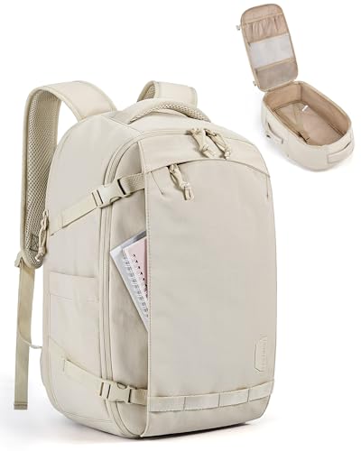 BAGSMART Travel Backpack Women, 15.6 Inch Carry On Backpack Flight Approved, TSA Approved Personal Item Travel Bag, Water ...