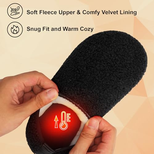 Slipper for Women Men Slipper Socks House Shoes Rubber Sole Slip On Soft-Lightweight Non Slip Indoor/Outdoor