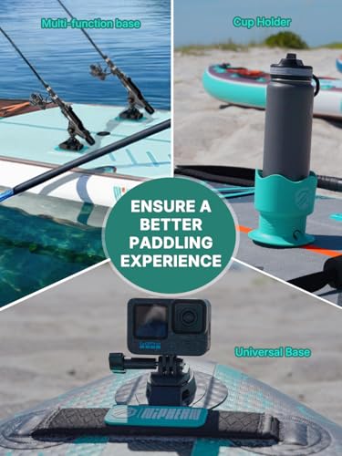 Niphean PRO (Extra Large) Inflatable Paddle Board, 11'6" Stand Up Paddle Board with Pressure Gauge, Inflatable Seat, Multi...