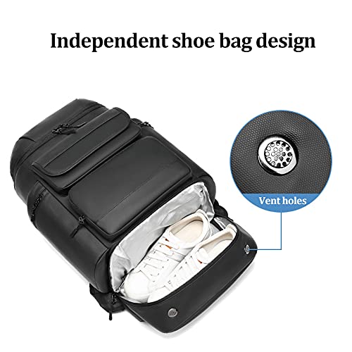 Men large capacity travel backpack,50L waterproof hiking trekking Backpack With separate shoe bag,Business work Laptop Bac...