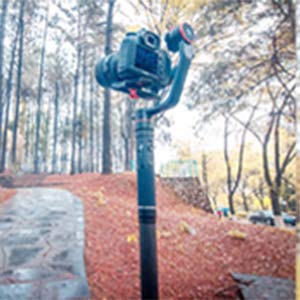 FeiyuTech 10.8" (275mm) Carbon Fiber Extension Pole – Lightweight, Durable with 1/4"-20 Screw, Compatible with Camera Gimb...
