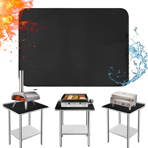 Amerbro Heat Resistant Mats for Countertop and Grill Table, Fireproof Grill Mats for Outdoor Grill, Portable Charcoal Gril...
