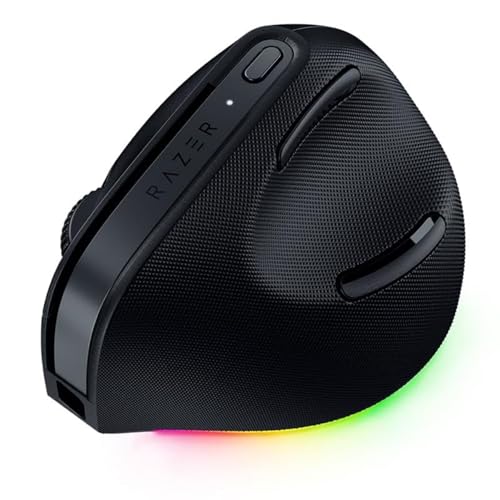 Razer Pro Click V2 Vertical Wireless Mouse: 6 Button Ergonomic Design - One Click AI Prompt - Supports Windows & Mac - Mul...