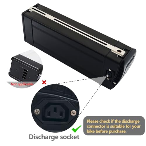 Cefito 48V 20Ah 13Ah Ebike Lithium Battery 48 Volt Folding Ebike Replacement Battery with 2A Fast Charger for 100W 250W 350W 500W 700W 1000W Folding Electric Bike Motors(48V 20Ah)