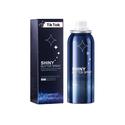 Body Glitter Spray, Applies to Music Stage Rave Festival Party Accessories Hair and Body Shiny Glitter Makeup.