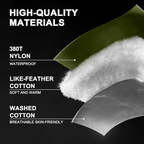 Ultralight Warm Weather Sleeping Bag - Portable, Waterproof, Compact Lightweight, Comfort with Compression Sack - Great fo...