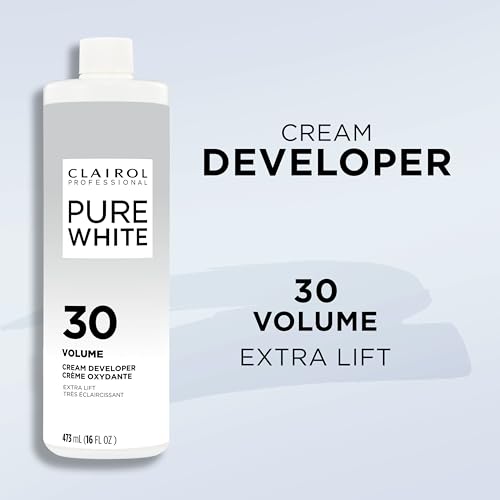 Clairol Professional Pure White 30 Volume Hair Developers for Lightening & Gray Coverage