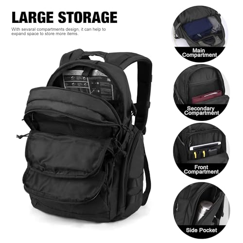 Mardingtop 40L Tactical Backpack for Men,Molle Military Backpack for Hiking,Travel,Camping, Hunting