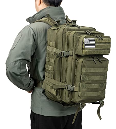 QT&QY Tactical Backpack V1.0(Green) Military Backpack V3.0(Green)