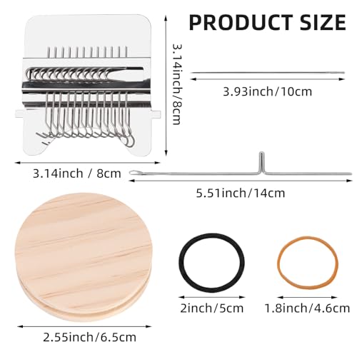 Mini Portable Patch Darning Kit, Knitting Kit for Beginners, Patchwork Weaving Tool Set for Quickly Sewing Repair, Sewing ...