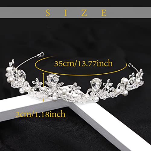 Oriamour Crystal Tiaras and Crowns Headband For Women Birthday Pageant Wedding Prom Princess Crown Bridal Tiara With Clear...