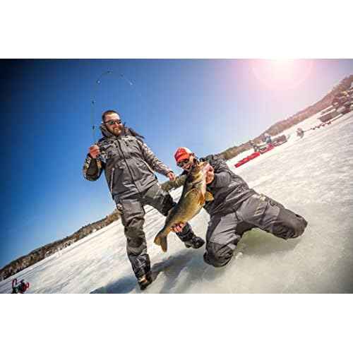 Berkley Lightning Ice Fishing Combo, Black, Grey, 28" - Medium Light - 1pc